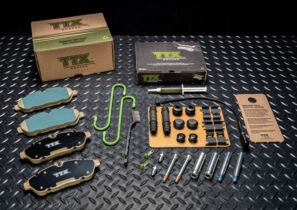 Frein-Mevotech display of vehicle brake components