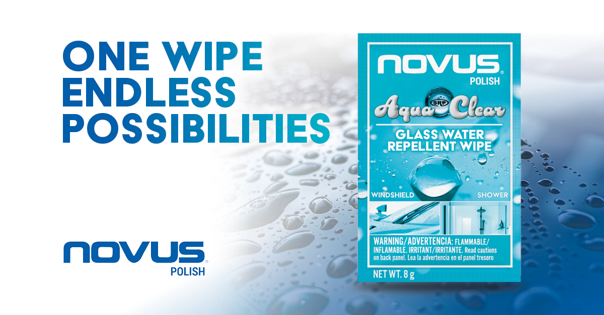 NovusPolish AquaClear glass application